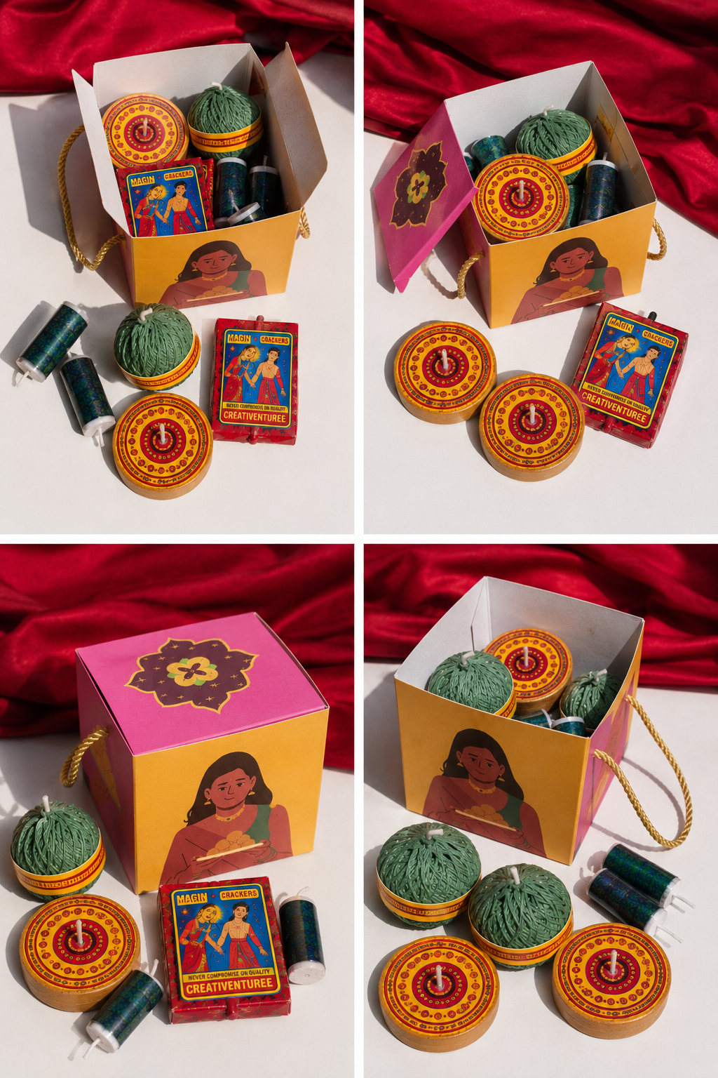 Luxury Diwali Firecracker Candle Box